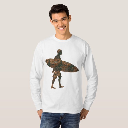 錆サーフィン長袖Tシャツ Tシャツ (正面フル)