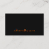 錆スパイラル両面ビジネスカード 名刺 (裏面)