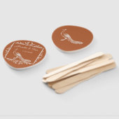 錆ピーコックフローリッシュ結婚式の引き出物ハンドファン ハンドファン (組立なし)