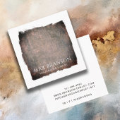 錆モダンイヤリング表示カード スクエア名刺