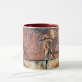 錆付き金属サイディングオールド工業建物詳細 マグカップ (中央)