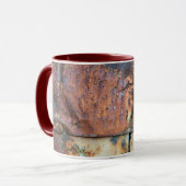 錆付き金属サイディングオールド工業建物詳細 マグカップ (正面左)