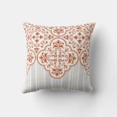 錆伝統的止パターン クッション (裏面)