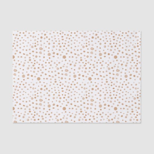 錆紙吹雪水色ドットティッシュペーパー 薄葉紙 (正面)