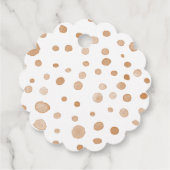 錆紙吹雪水色ドットメッセージカード フェイバータグ (裏面)