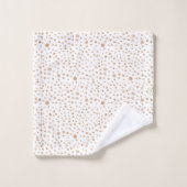 錆紙吹雪水色ドット バスタオルセット (ウォッシュタオル)