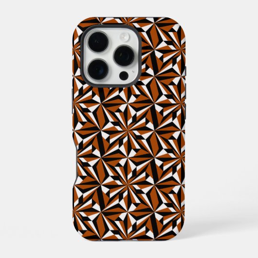 錆色の砂漠の花 iPhoneケース (裏面)