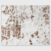 錆色彩の鮮やか付き金属包み紙 ラッピングペーパー (フラット)