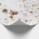 錆色彩の鮮やか付き金属包み紙 ラッピングペーパー (角)