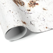 錆色彩の鮮やか付き金属包み紙 ラッピングペーパー (ロールコーナー)