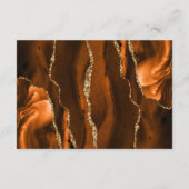 錆金ゴールドアガテ海軍ブルースクリプトウェディングレセプション エンクロージャーカード (裏面)