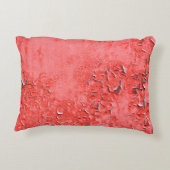 錆鉄壁の背景絵を描ヴィンテージのテクスチャ アクセントクッション (裏面)