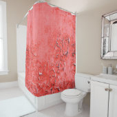 錆鉄壁の背景絵を描ヴィンテージのテクスチャ シャワーカーテン (インサイチュ)