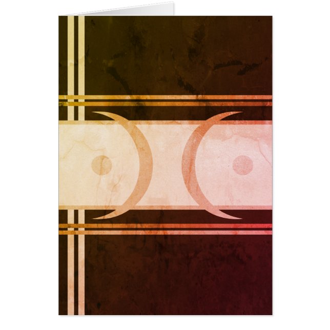 "錆"の芸術カード (正面)