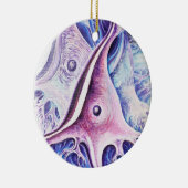 錐体神経細胞 セラミックオーナメント (右)