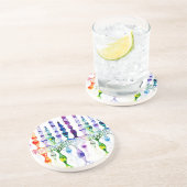 錐体細胞かん体細胞と網膜の双極神経 コースター (側面)