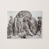 錘を使用している氏Drovettiおよび彼の従節 ジグソーパズル (横)