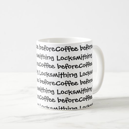 錠前屋のコーヒー・マグ コーヒーマグカップ (正面右)