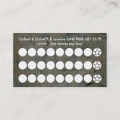 錠前屋のスタンプカード ロイヤリティカード (裏面)