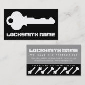 錠前屋のパンチカード ロイヤリティカード (正面/裏面)