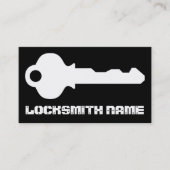 錠前屋のパンチカード ロイヤリティカード (正面)