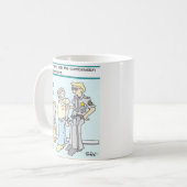 錠前屋のユーモア コーヒーマグカップ (正面左)