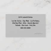 錠前屋の名刺 名刺 (裏面)