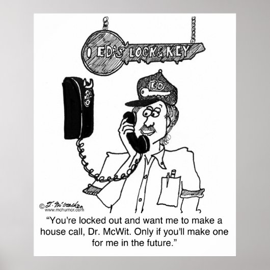 錠前屋は家を呼ばない ポスター (正面)