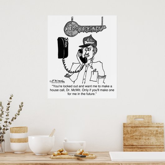 錠前屋は家を呼ばない ポスター (キッチン)