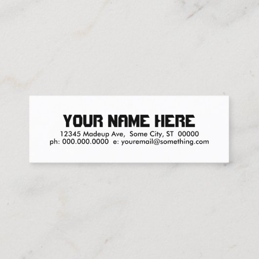 錠前屋 スキニー名刺 (裏面)