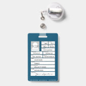 錠前屋 バッジ (裏面（伸縮クリップ）)