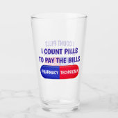 錠剤を数えて手形グラスを支払う タンブラーグラス (正面)