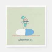 錠剤ヘルスケアナプキンの薬剤師 スタンダードランチョンナプキン (正面)