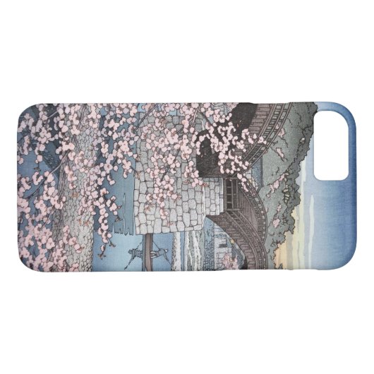 錦帯橋の春宵錦帯橋の春、河瀬蓮井 Case-Mate iPhoneケース (裏面(横))