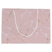 錦次パターン花嫁介添人ありがとう ラージペーパーバッグ (裏面)