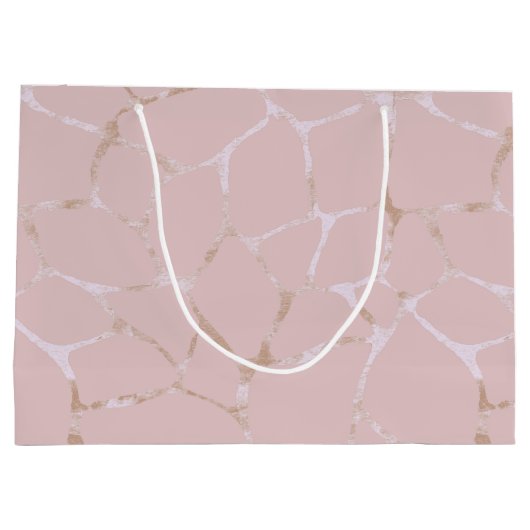 錦次パターン花嫁介添人ありがとう ラージペーパーバッグ (裏面)