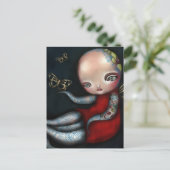 錦西タコタトゥーガール ポストカード (スタンド正面)