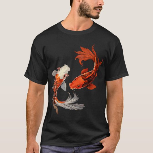 錦鯉のバランス Tシャツ (正面)