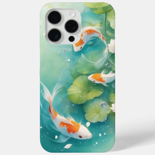 錦鯉の優雅なシンフォニー Case-Mate iPhoneケース (裏面)