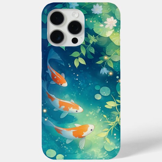 錦鯉の池のささやき Case-Mate iPhoneケース (裏面)
