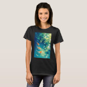 錦鯉の池のささやき Tシャツ (正面フル)