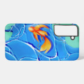 錦鯉の池 Samsung Galaxy S22+ カーゼ Galaxyケース (裏面横)