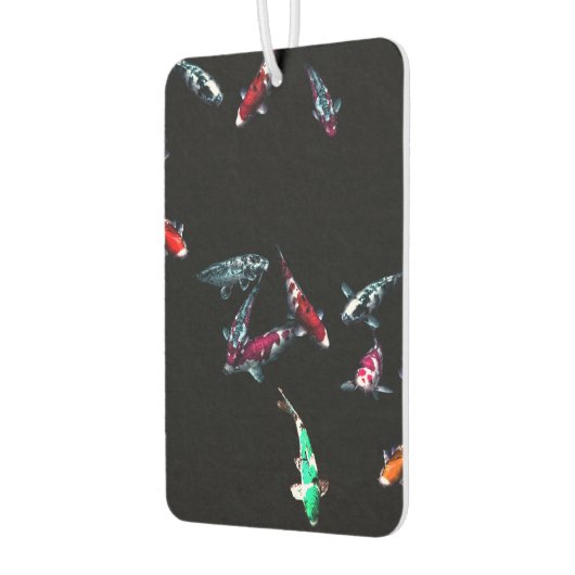 錦鯉コイ着色魚 カーエアーフレッシュナー (左)