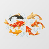 錦鯉 ウィンドウサイン (シート)