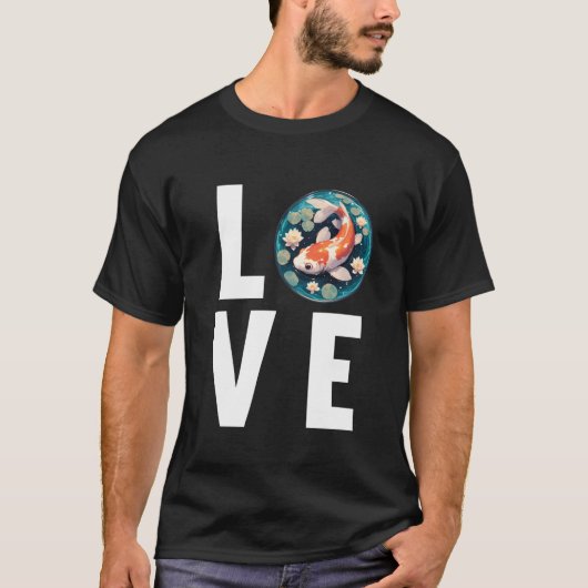 錦鯉 コイ Tシャツ (正面)