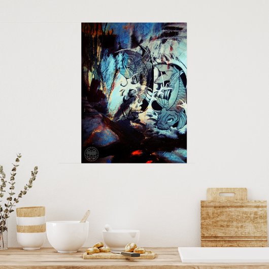 錦鯉 ポスター (キッチン)