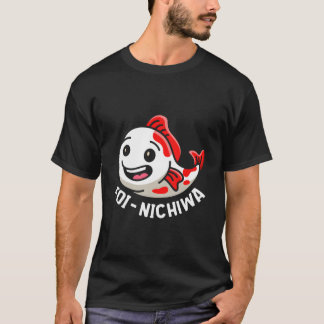 錦鯉 和の鯉 日本の錦鯉 Tシャツ