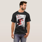 錦鯉 - 陰陽 Tシャツ (正面フル)