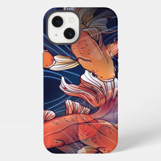 錦鯉 iPhoneケース (裏面)