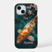 錦鯉 iPhone 15ケース (裏面)